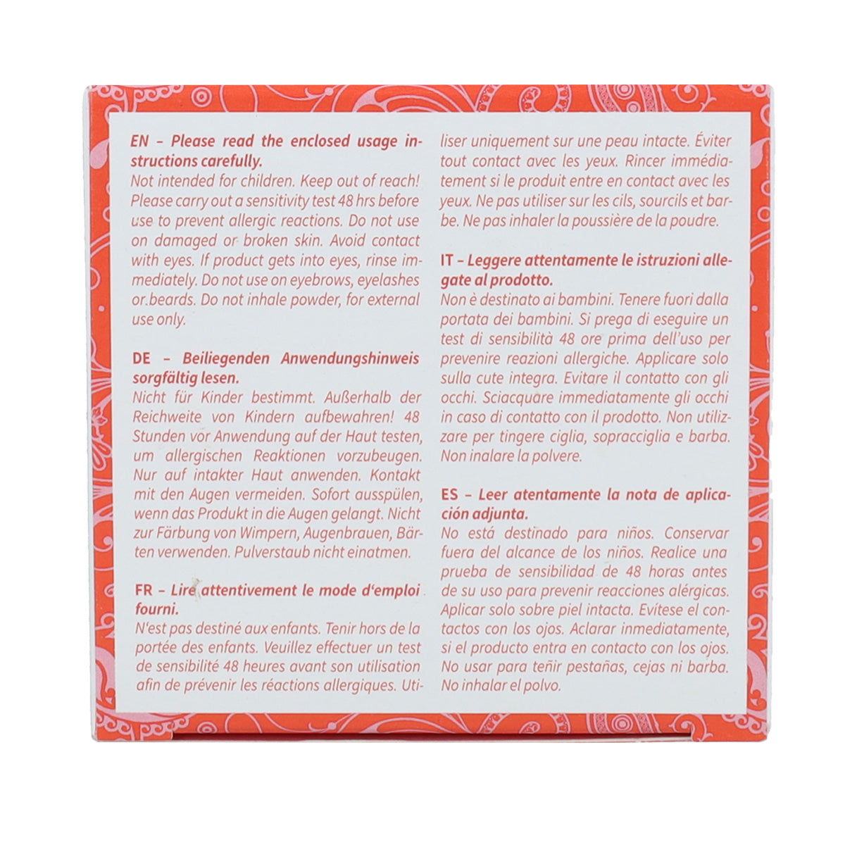 Tintura de hena natural Khadi