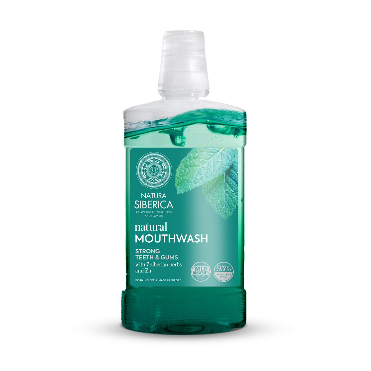 Colutório natural com 7 ervas siberianas e ZN Natura Siberica 520 ml