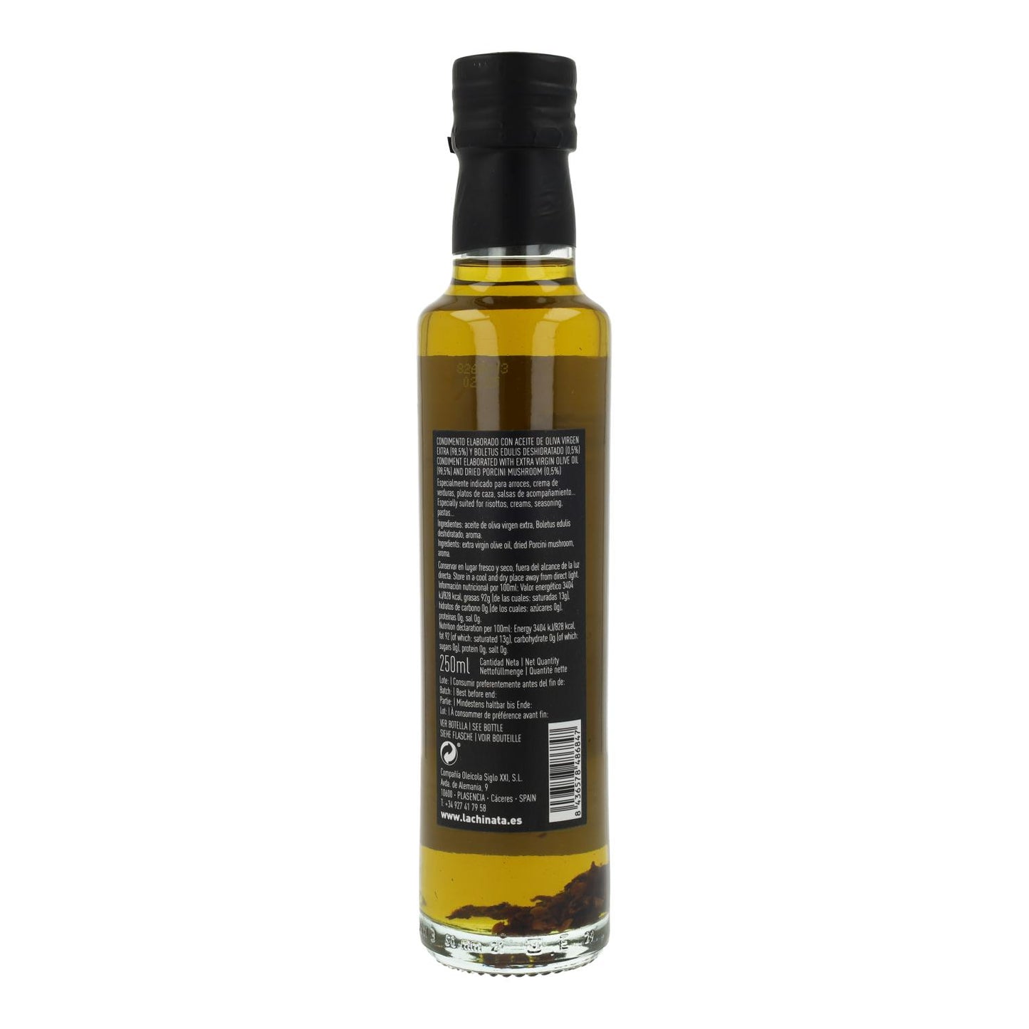 Óleo Temperado La Chinata Boletus Edulis 250 ml