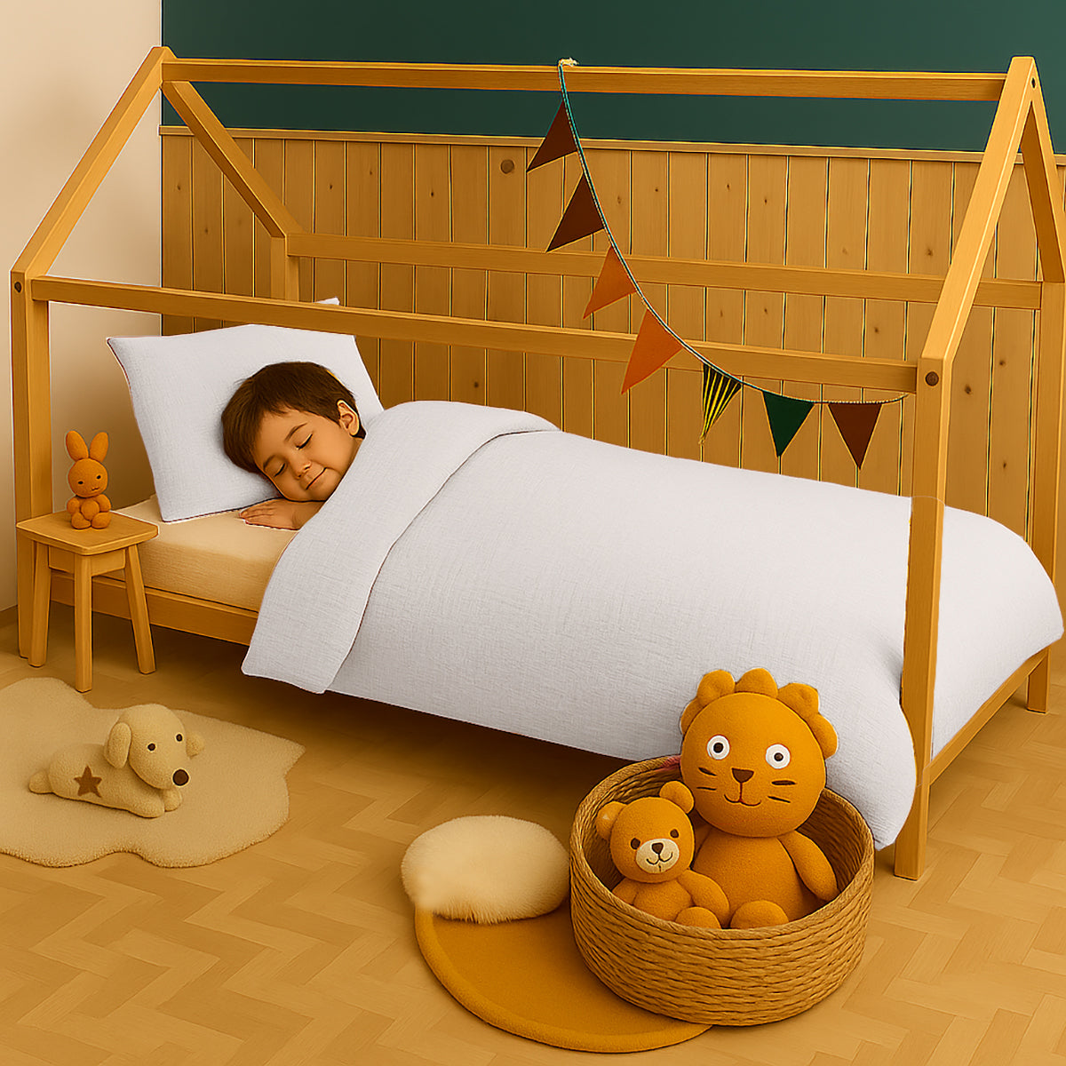 Funda Nórdica De Algodón Bio Blanca_5