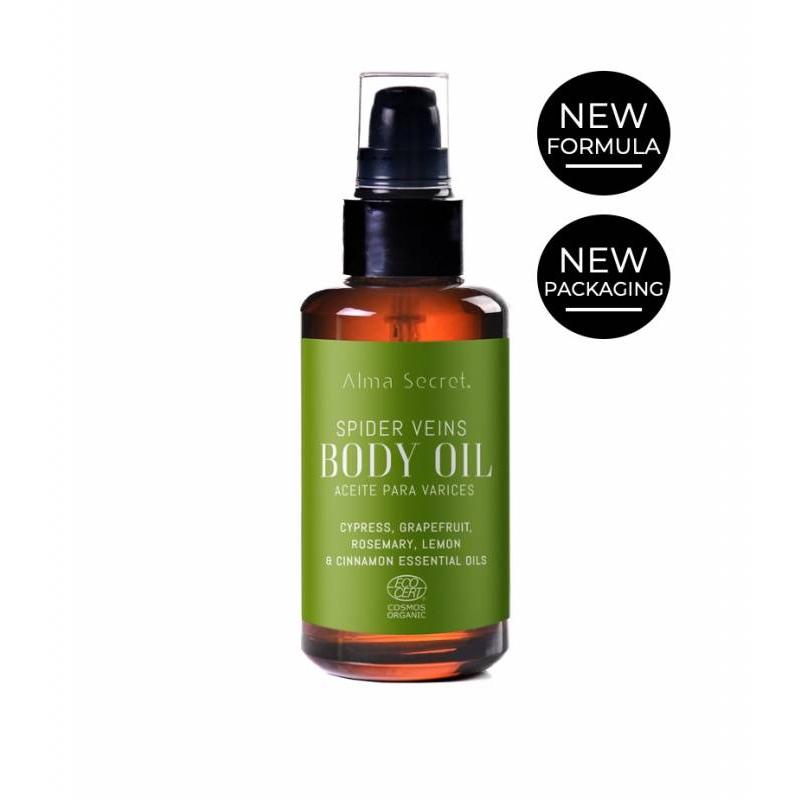 Óleo Alma Secret para Varizes e Pernas Cansadas com Cipreste, Toranja e Alecrim 100 ml