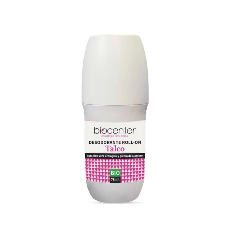 Desodorizante roll-on em pó talco Biocenter 75 ml