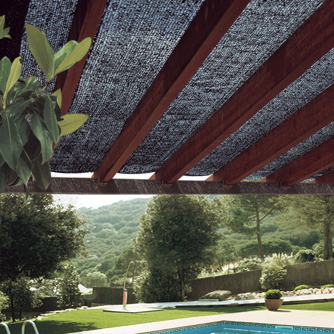 Malla De Sombreo Sun-net 2x5 M Negro Nortene_2