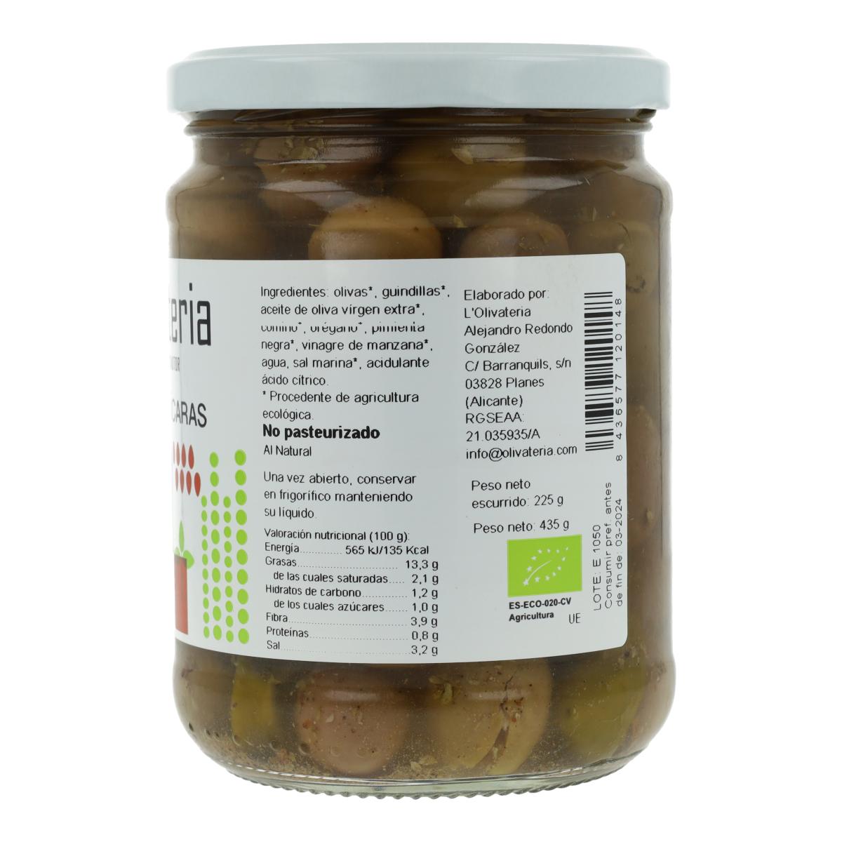 Picaras Olivateria Azeitonas 225G Bio