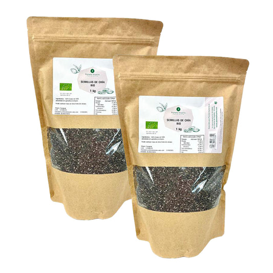 Embalagem de 2x Sementes de Chia ECO da Planeta Huerto, 1 kg