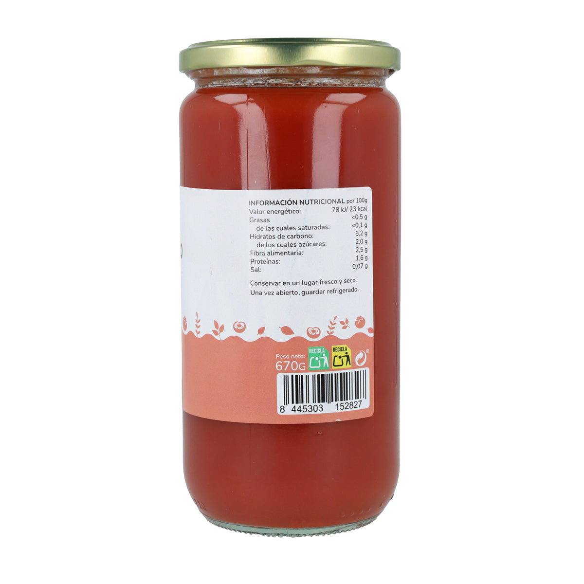 Tomates Triturados ECO Planeta Huerto 670 g