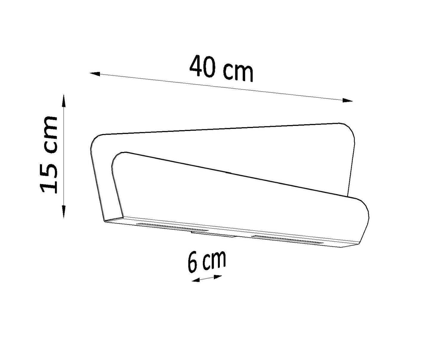 Aplique De Pared Bascia Blanco, G9_5