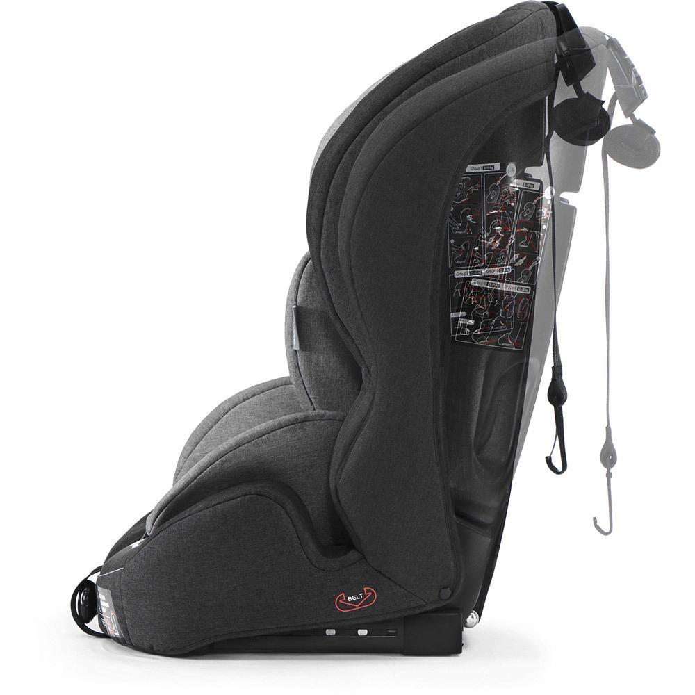 Cadeira auto KinderKraft Safety Fix cinzento/preto com ISOFIX