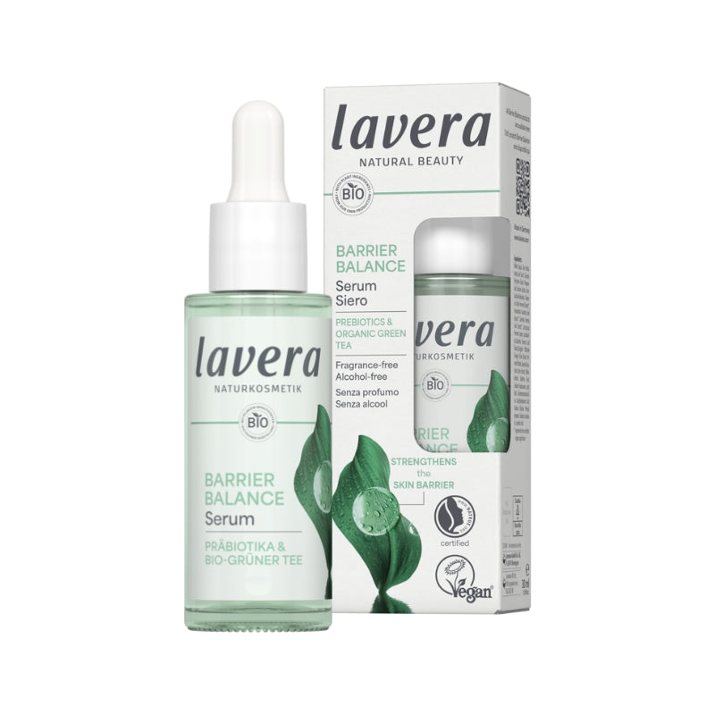 Lavera Unisex Barrier Balance Prebióticos e Sérum Facial de Chá Verde 30ml