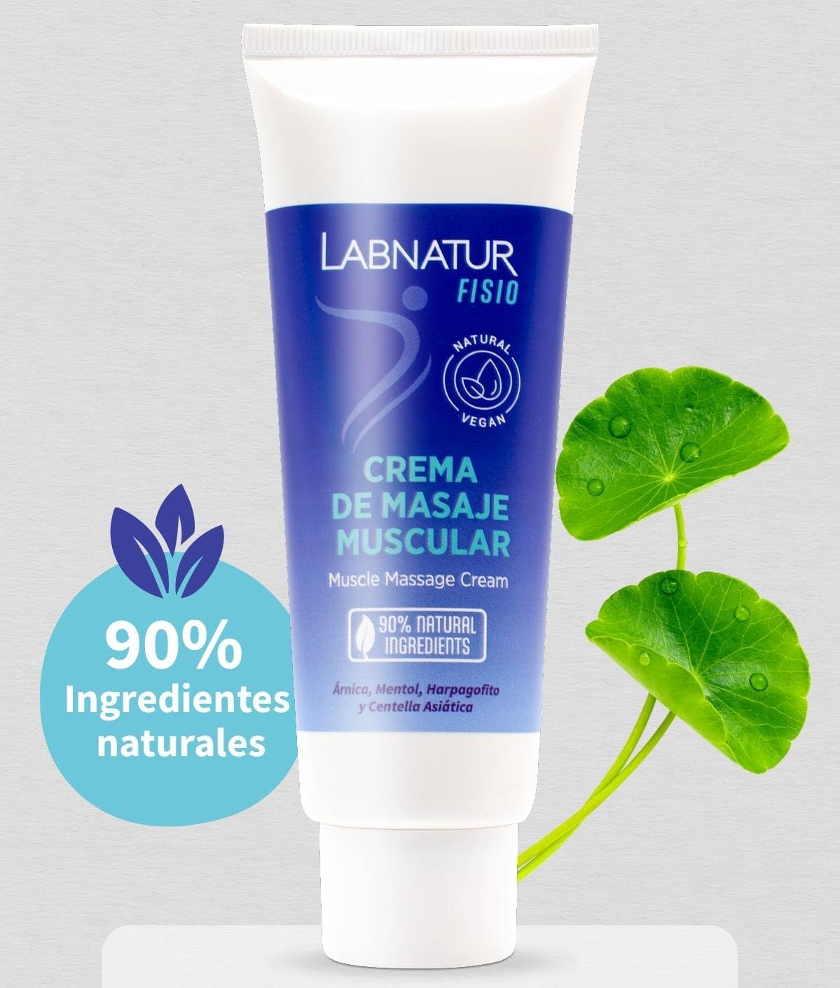 Crema de Masaje Muscular Labnatur Fisio 125 ml | Preparación y Recuperación | Árnica y Mentol | Refrescante | Vegano_3