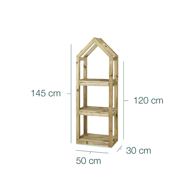 Estantería De Madera Outdoor Para Plantas Campanile M Hortalia_5