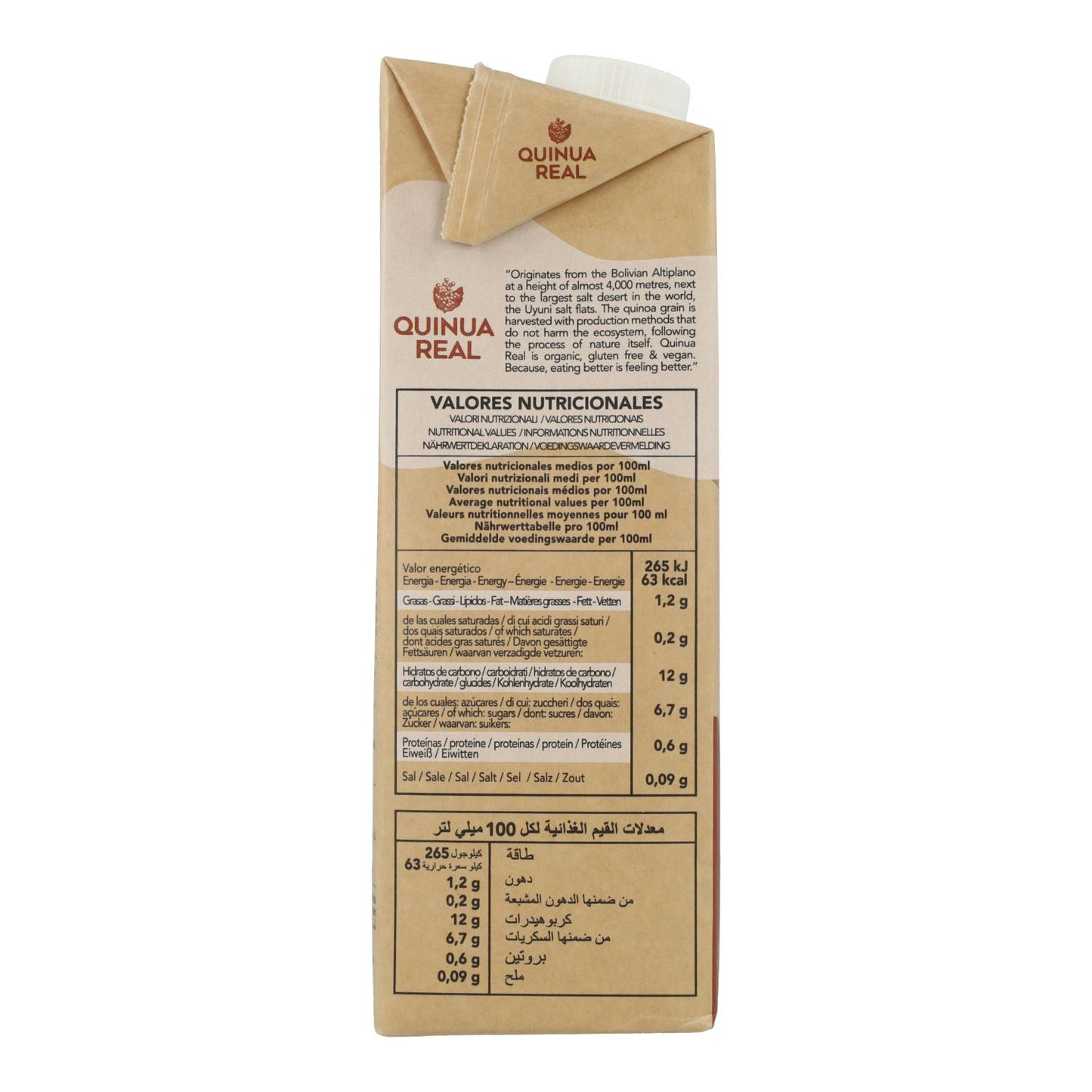 Pack de 6 bebidas Royal Quinoa® e Arroz 1 L