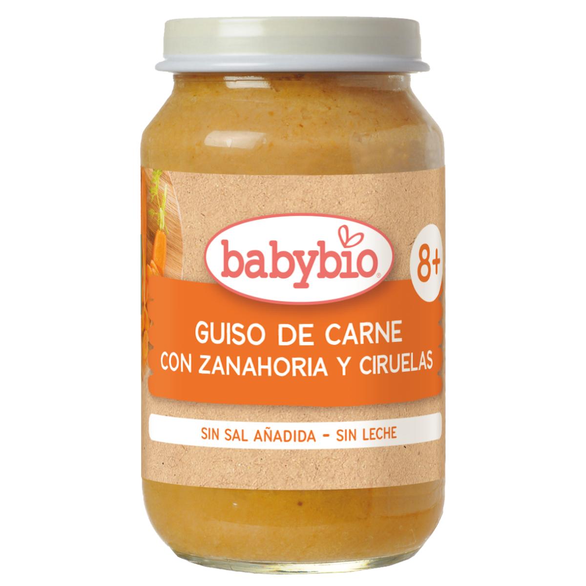 Ensopado de Carne Potito Babybio com Cenoura e Ameixas 200 g