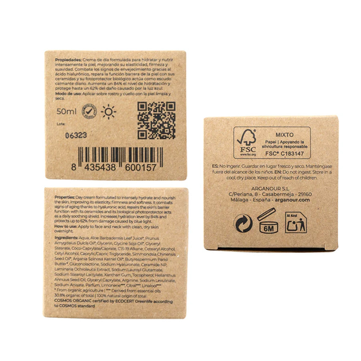 Arganour Creme de Dia para Pele Normal e Seca 50 ml