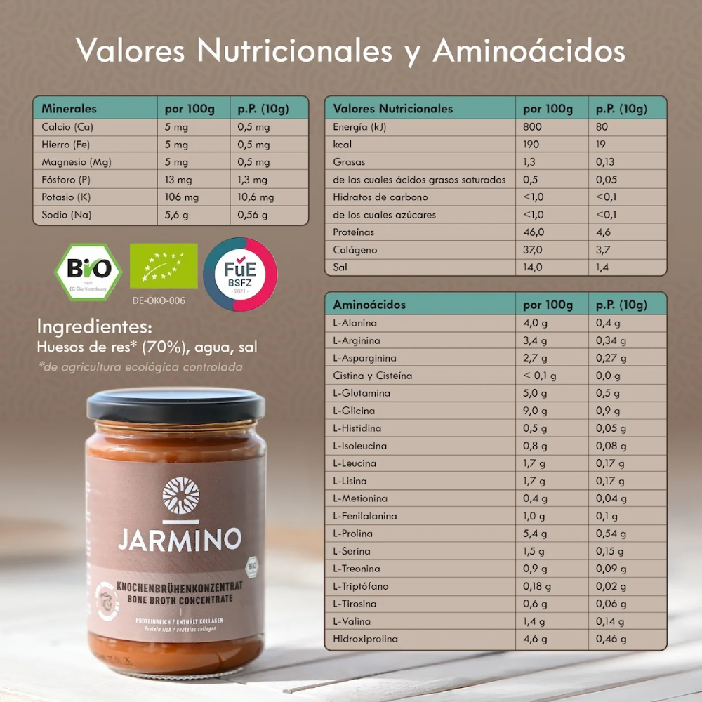 Caldo de Ossos Concentrado Jarmino 440ml