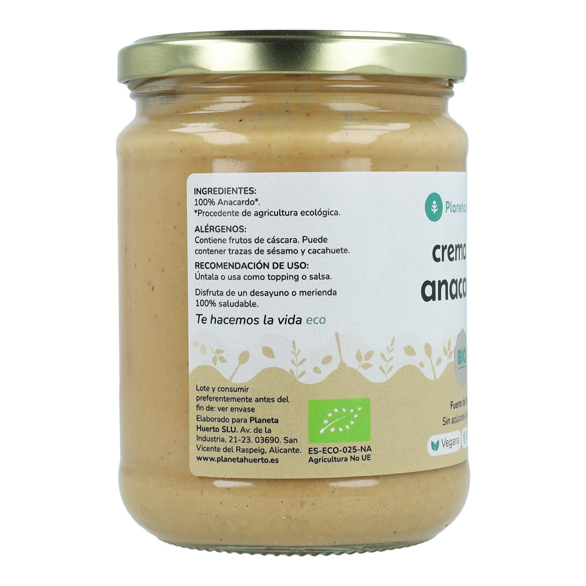 Planeta Huerto ECO Creme de Caju 350 g