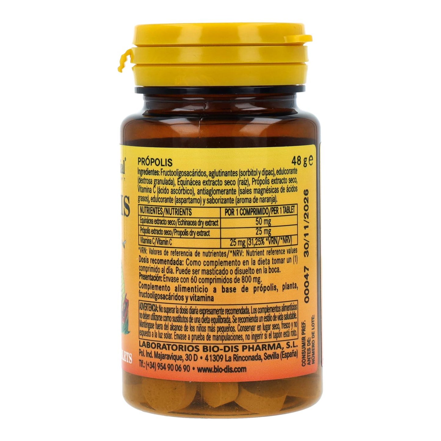 Própolis 800 mg Nature Essential 60 Comprimidos