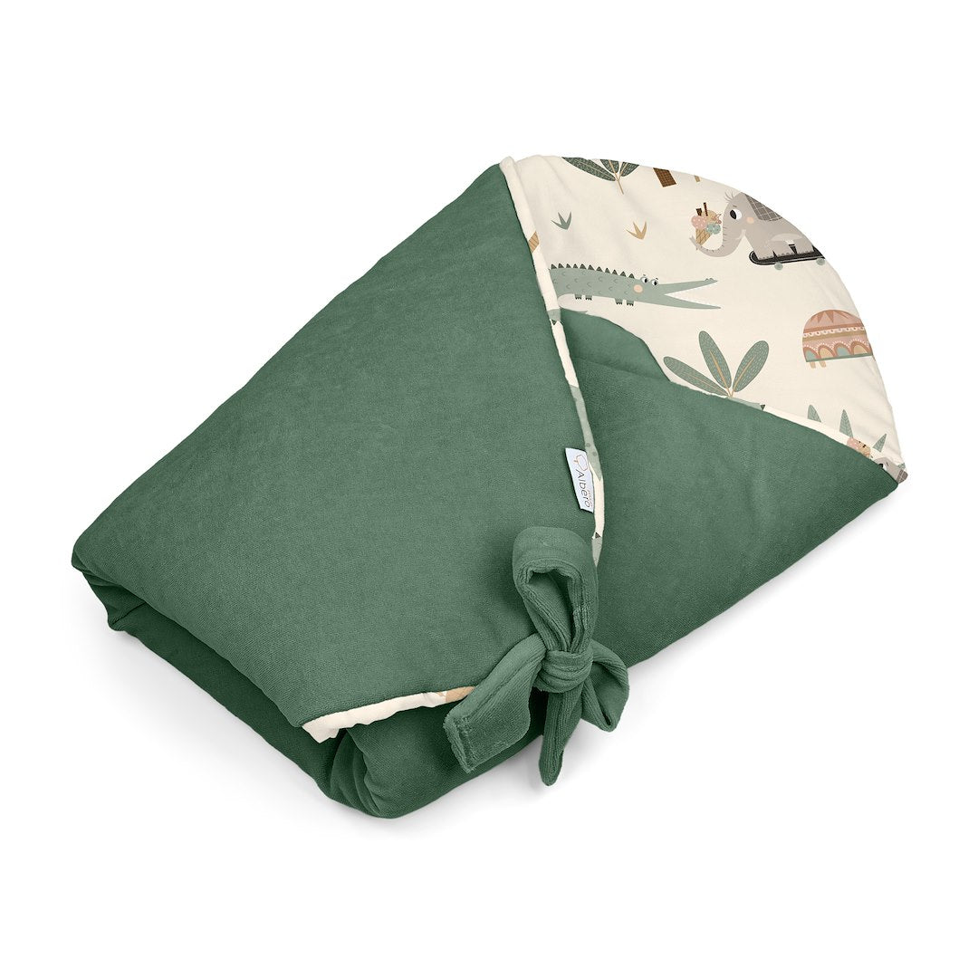 Saco Capazo Bebé Velour Tropic Fun_2