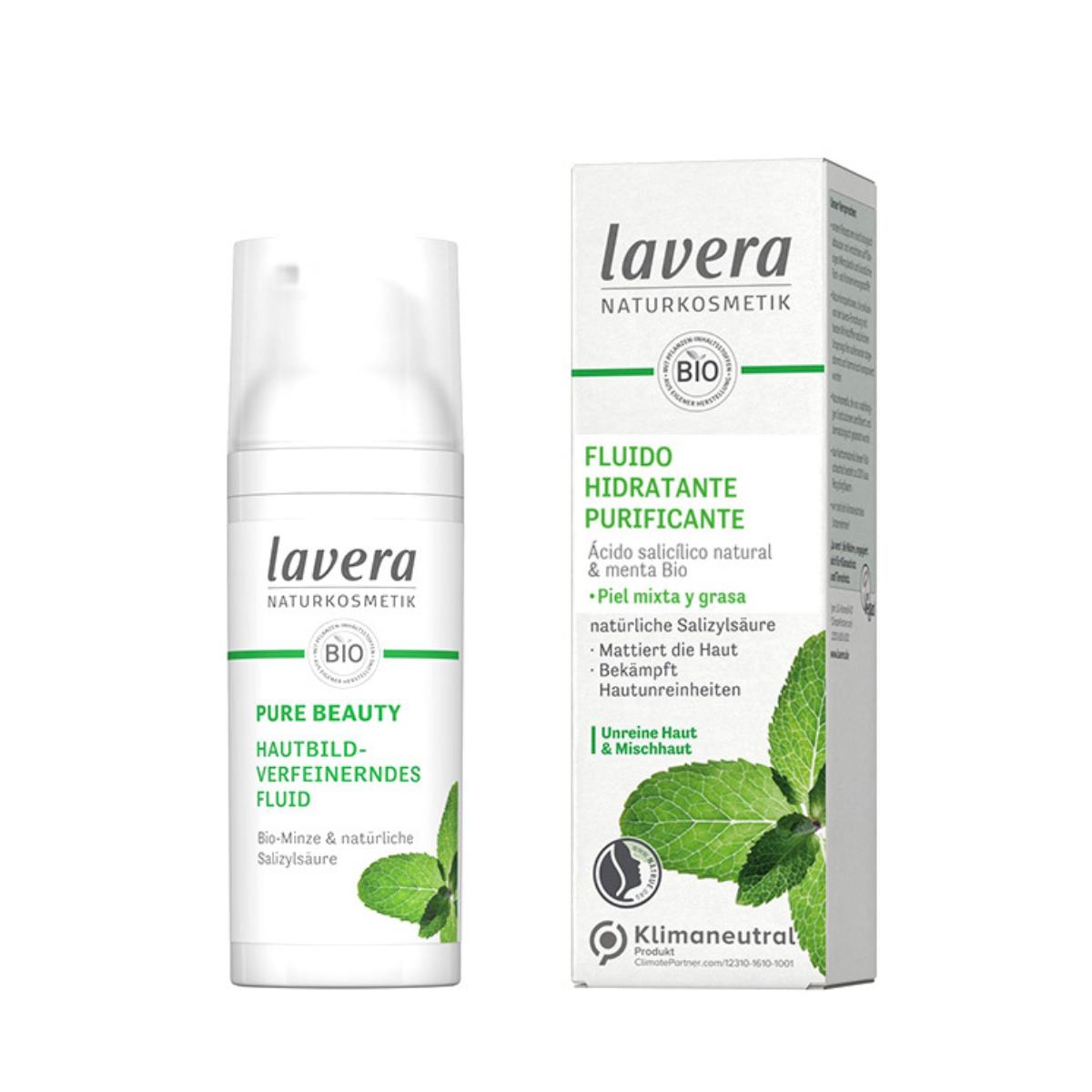 Fluido purificante ácido salicílico e menta BIO, Lavera 50 ml