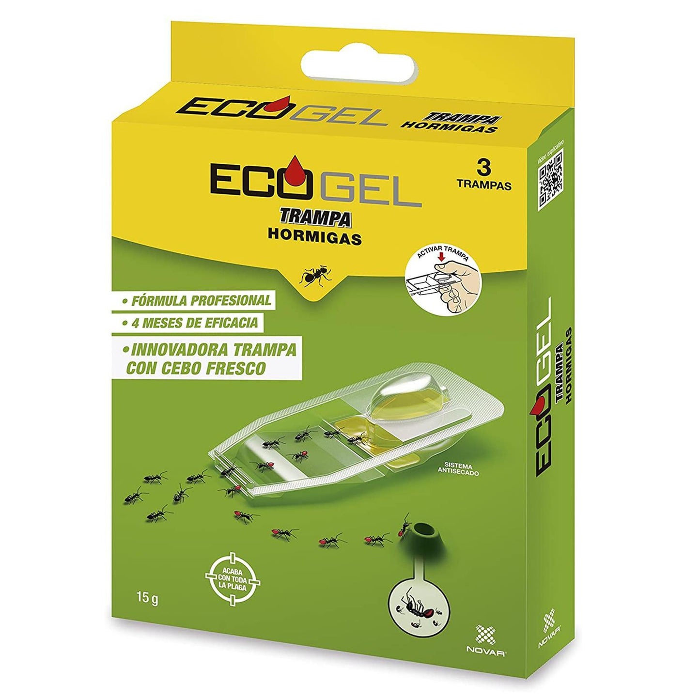 Ecogel Hormigas Trampa Hormigas 15 Gramos (caja De 3 Unidades)_2
