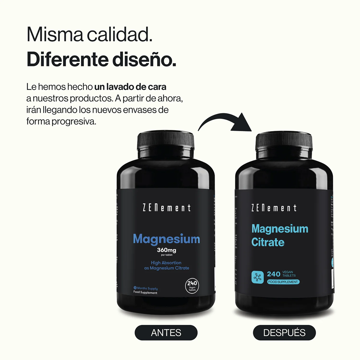 Citrato de Magnesio Zenement 240 comprimidos
