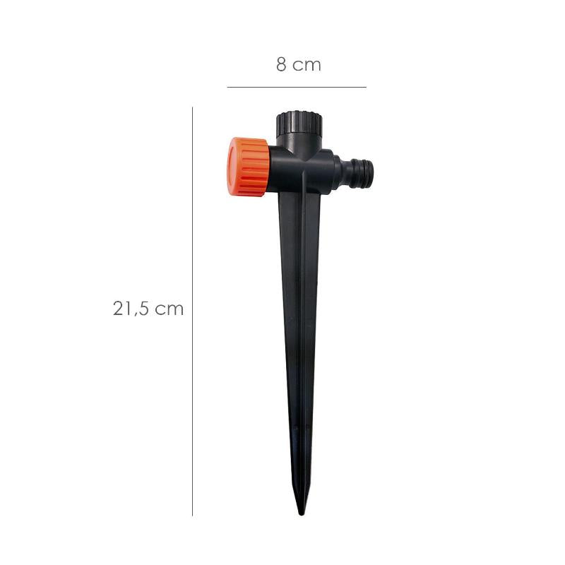 Pincho Para Aspersor Plastico Saturnia Con Racord Manguera_1