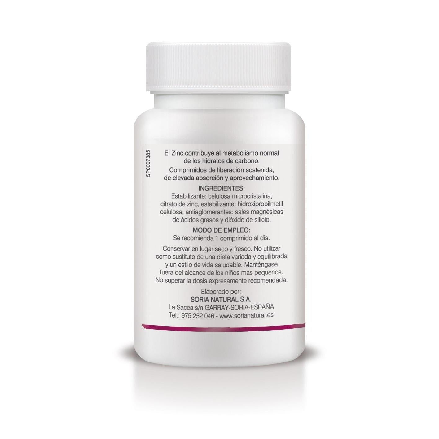Soria Natural Zinco de Libertação Sustentada 200 comprimidos