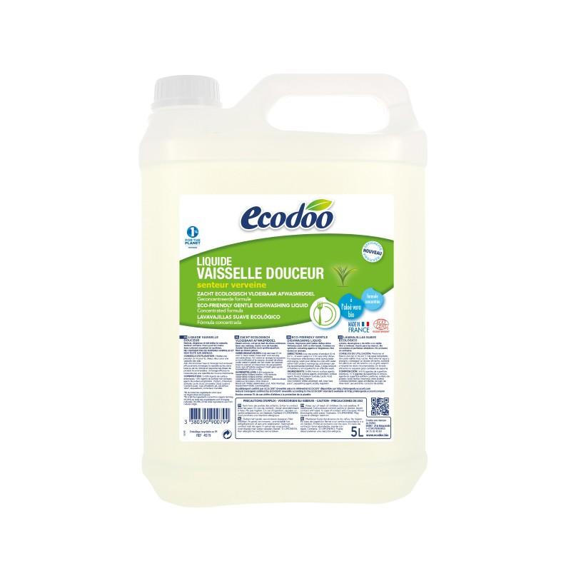 Ecodoo Aloé Vera e Verbena Máquina de Lavar Loiça Suave 5 L