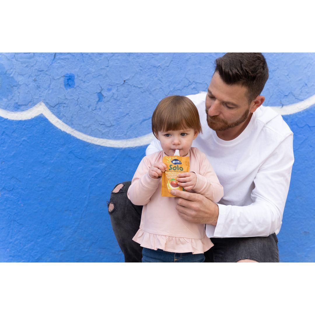 Saco de Maçã, Banana e Cenoura 100% Biológico 100 g - Hero Solo