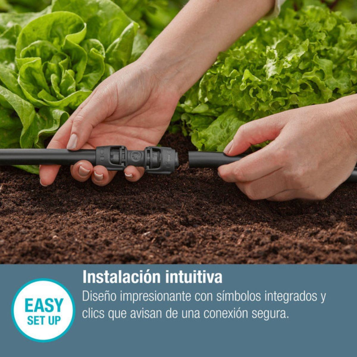 Junta T 13 mm (1/2") - 4.6 mm (3/16") x5 Microdripsystem Gardena