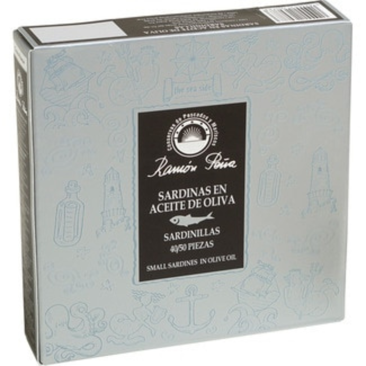 Sardinhas pequenas em azeite 40/50 unidades Ramon Peña 265 g