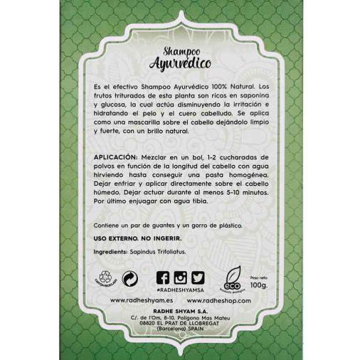 Champô Ayurvédico Aritha Rhade Shyam