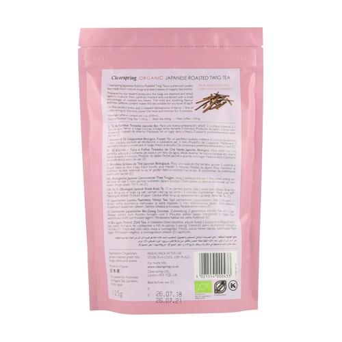 Kukicha Tea ECO Clearspring 20 saquetas de chá