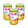 Embalagem x 3 Pote de frutas variadas com cereais biológicos +6 meses HiPP 190 g