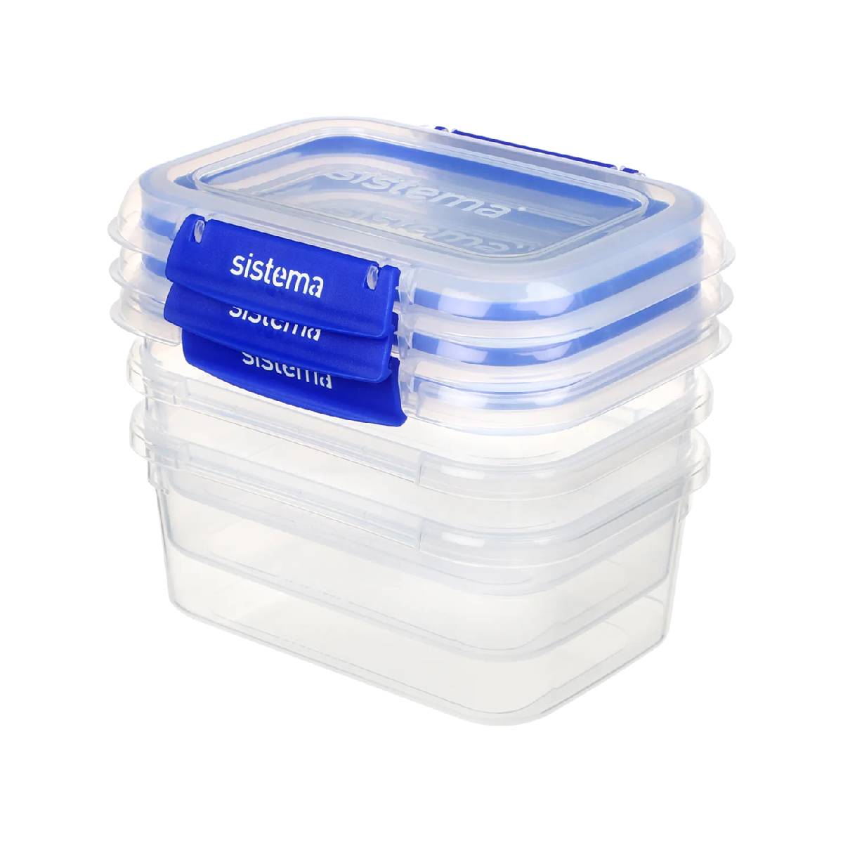 Pack de recipientes herméticos Klip It+ System 3x1 l