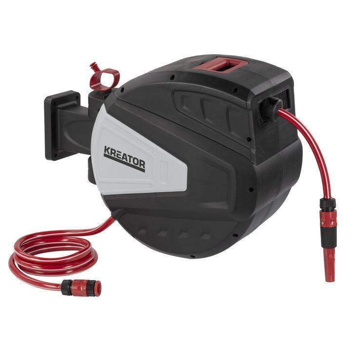 Enrolador de mangueira de parede Kreator de 30 m