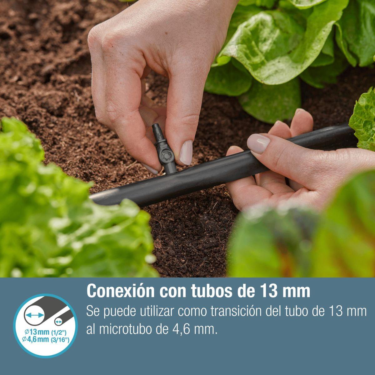 Emenda de 4,6 mm (3/16") Gardena Microdripsystem