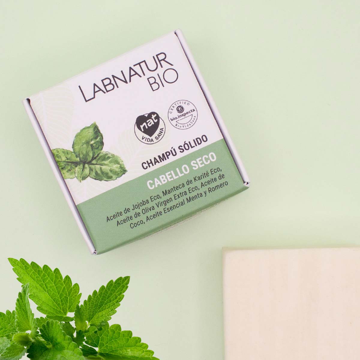 Champú Sólido para Cabello Seco Labnatur Bio 75 g | Jojoba y Karité | Hidratación y Nutrición | Vegano_1