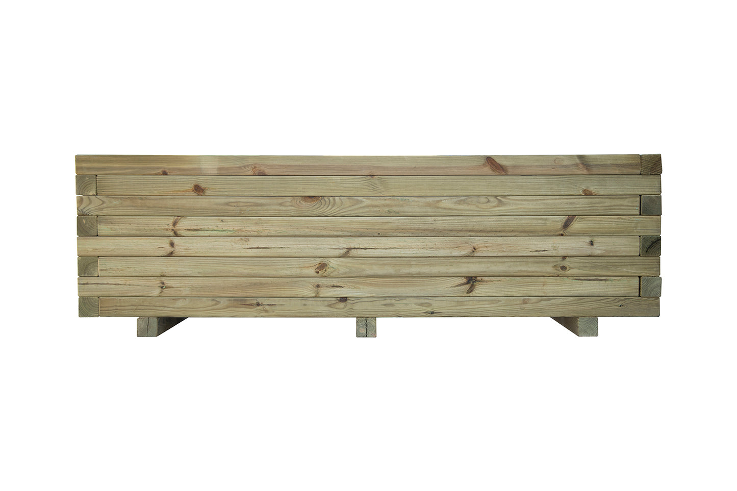 Jardinera Rectangular De Madera Autoclave De 150 X 50 X 40 Cm 230l Para Jardin,terraza,exterior. Incluye Bolsa Geotextil_2