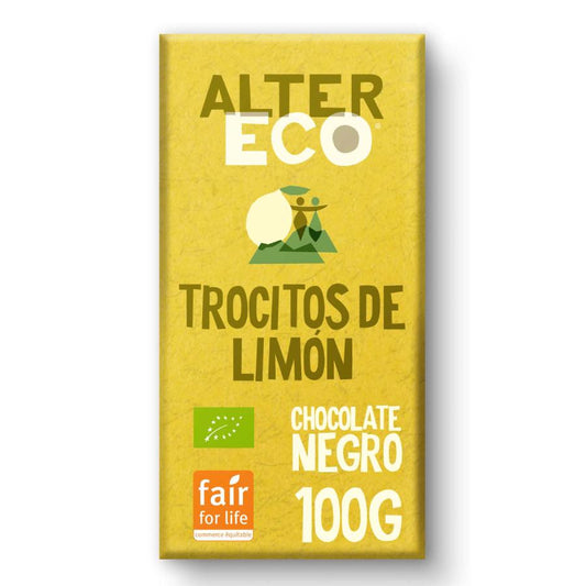 Altereco Chocolate Negro Biológico com Limão 100g