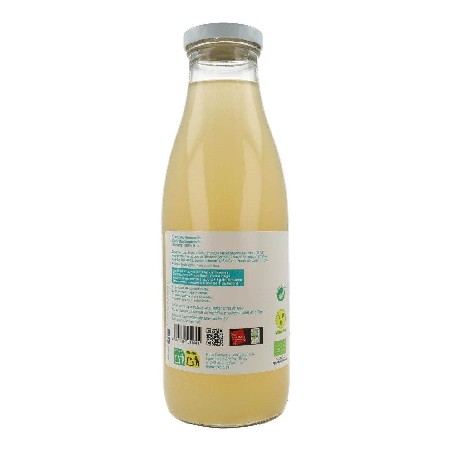 Limonada Ekolo Biológica 750 ml