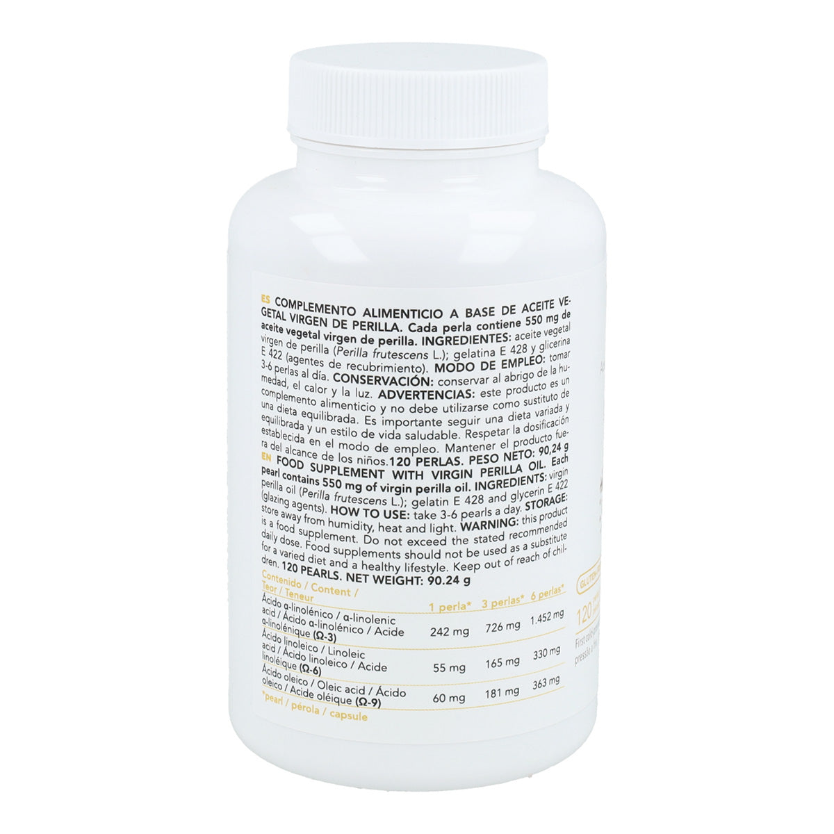 Óleo Vegetal Intersa Perilla 120 pérolas