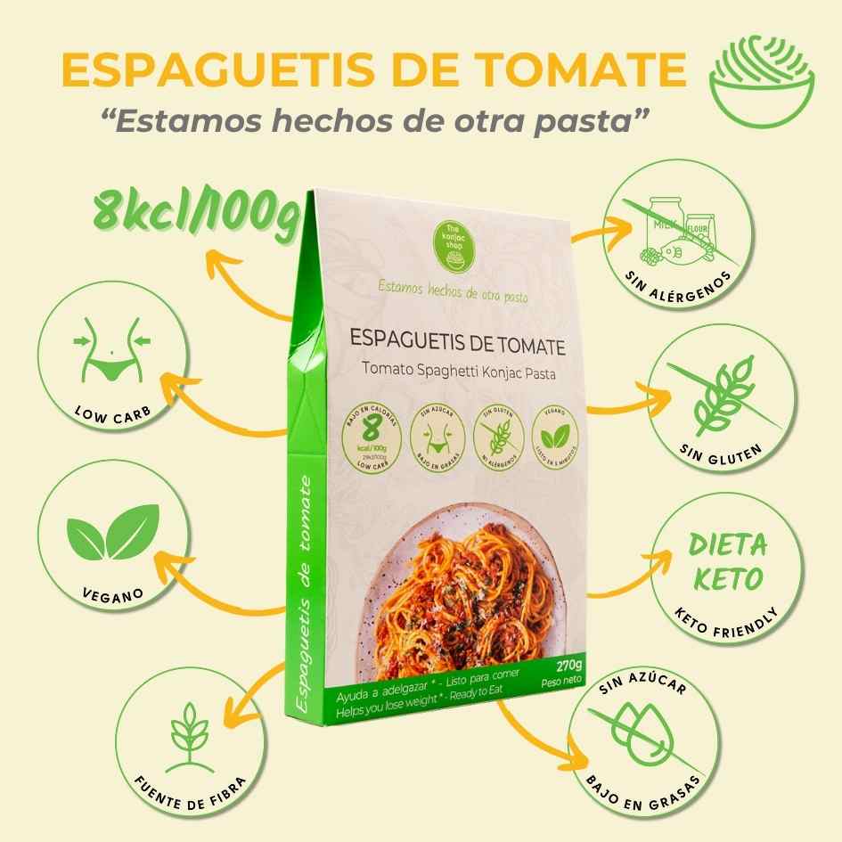 Esparguete de Tomate Konjac The Konjac Shop 270g