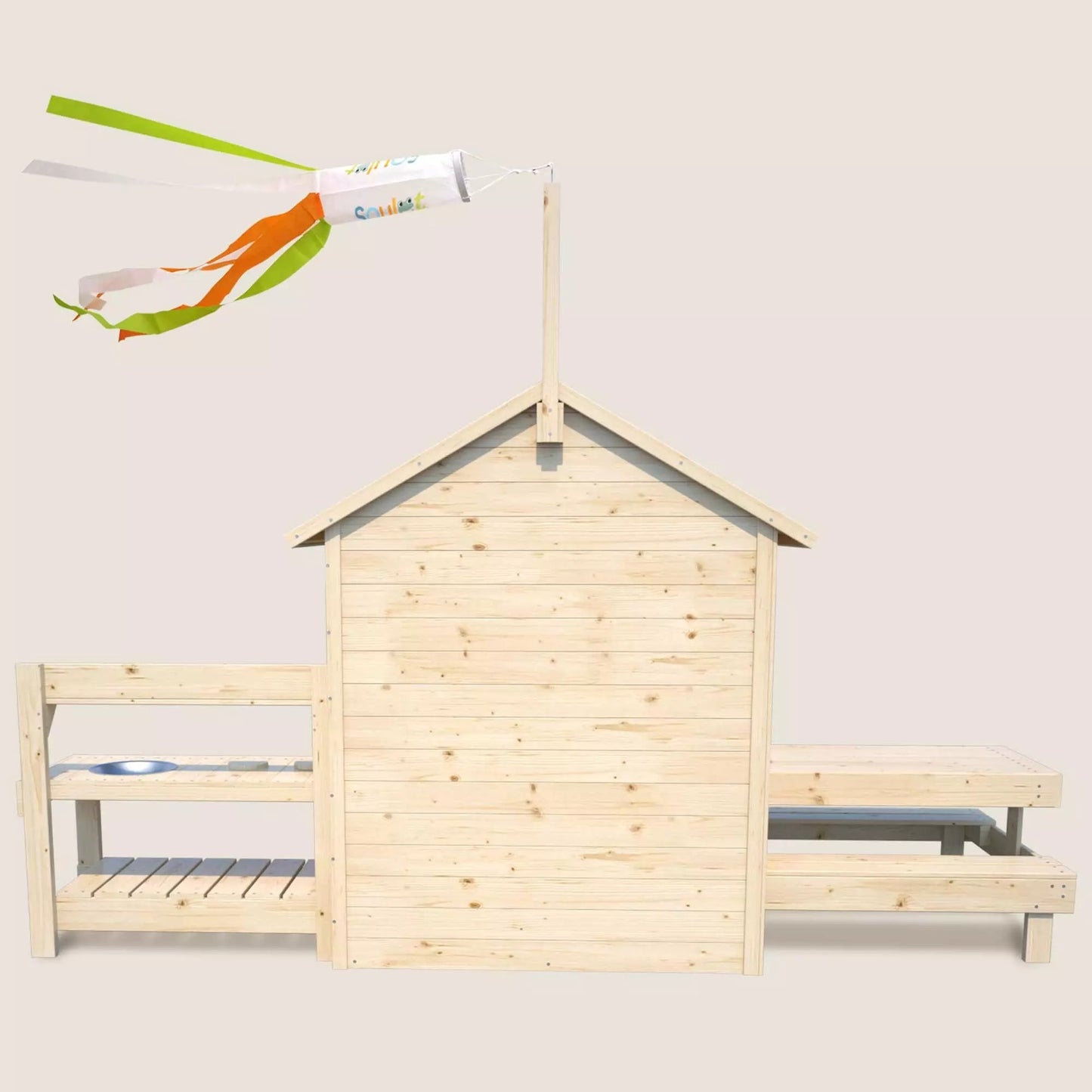 Casa de brincar infantil em madeira Blanche Soulet