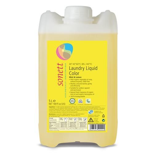 Detergente líquido colorido para roupa Sonett 1,5L