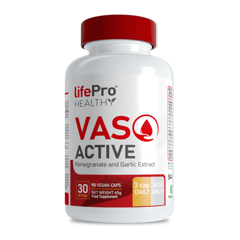 Vaso Active - 90 Cápsulas Veganas - Sistema Circulatorio - Lifepro_0