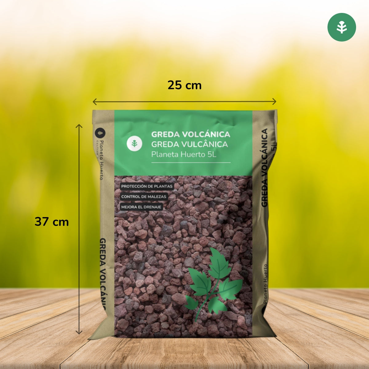 Argila Vulcânica Planeta Huerto 5 Litros