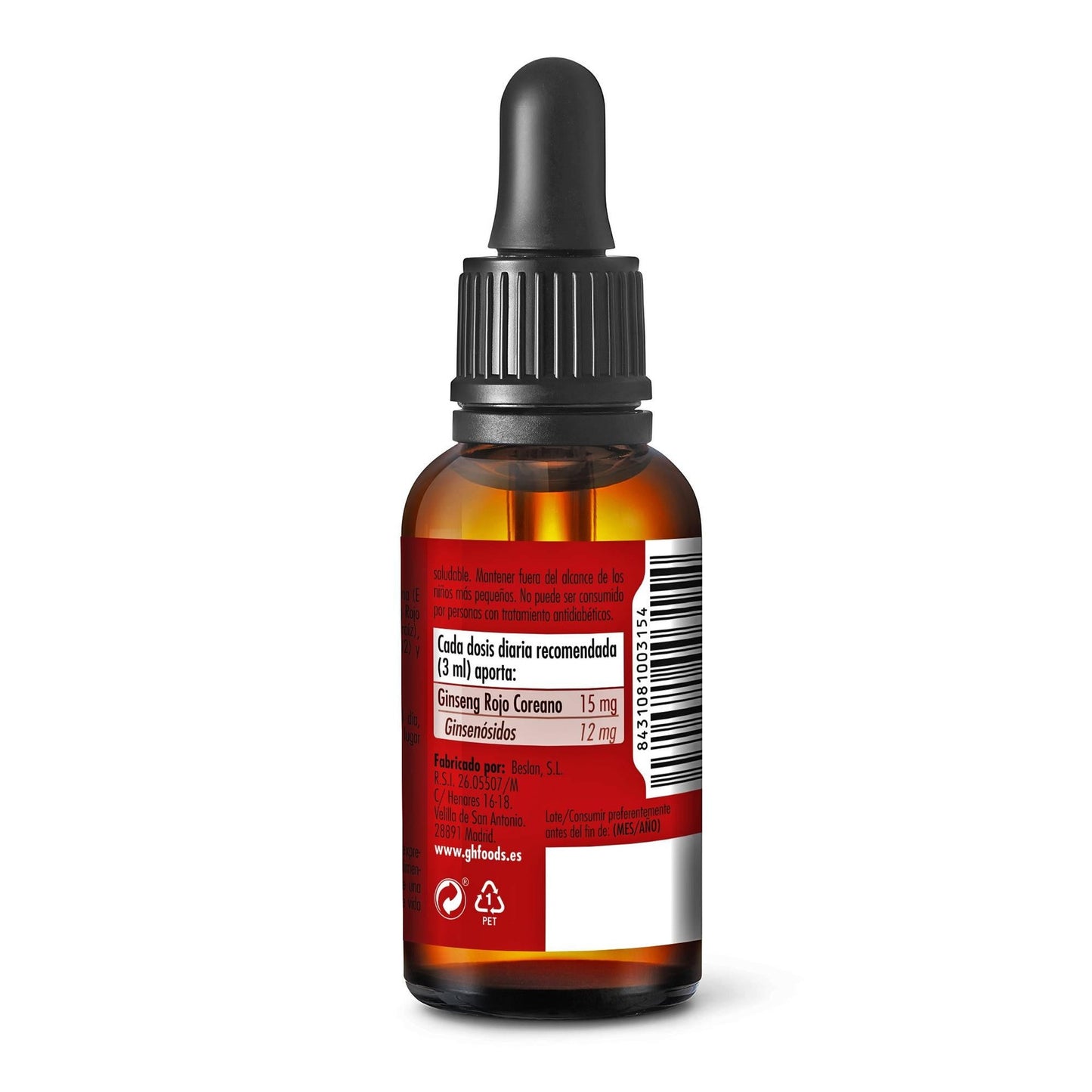 Extrato de Ginseng Vermelho Coreano GHF 50ml