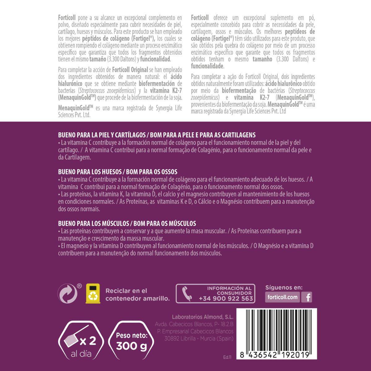 Forticoll Colagénio Bioativo 300 g