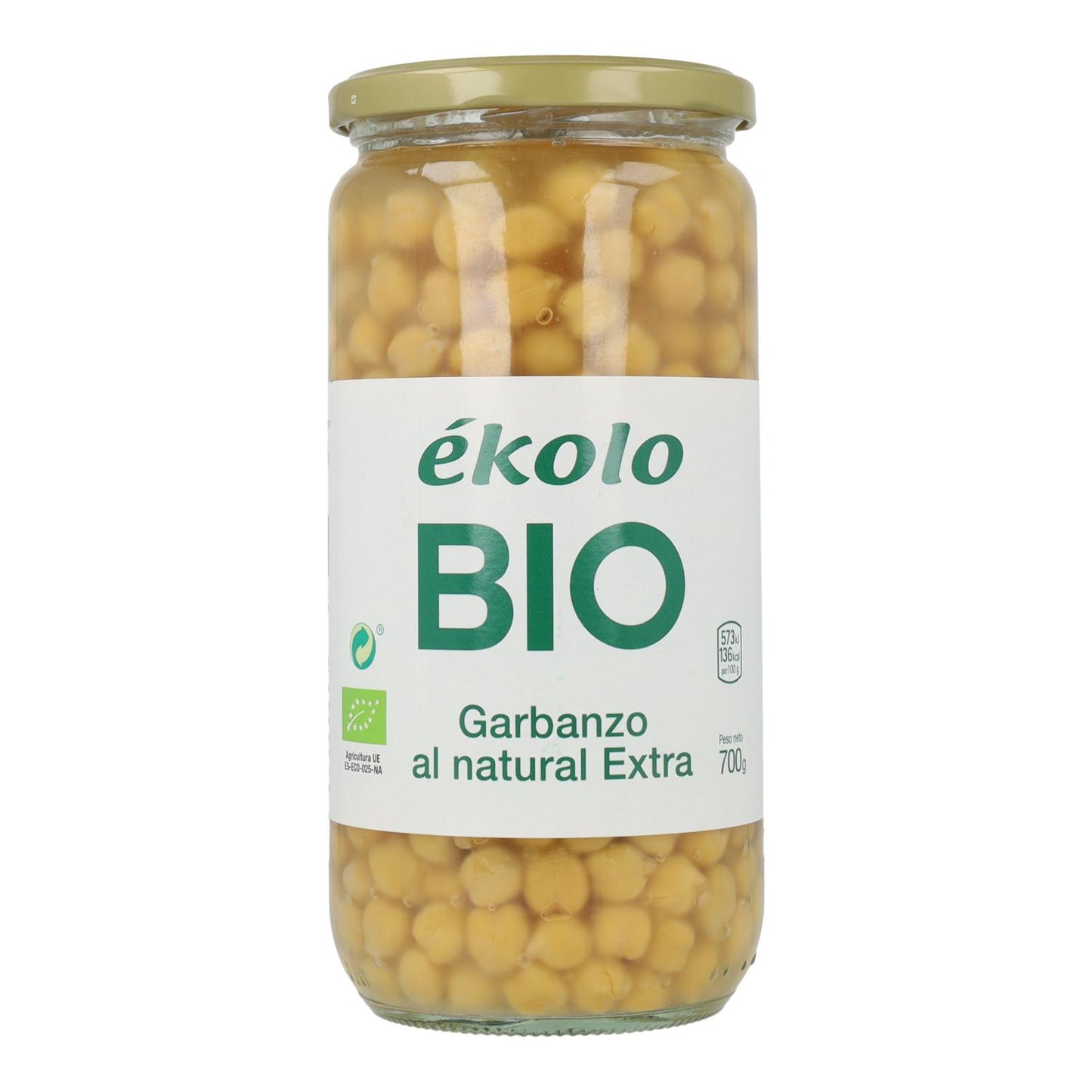 Ékolo Grão de bico biológico extra natural 700 g